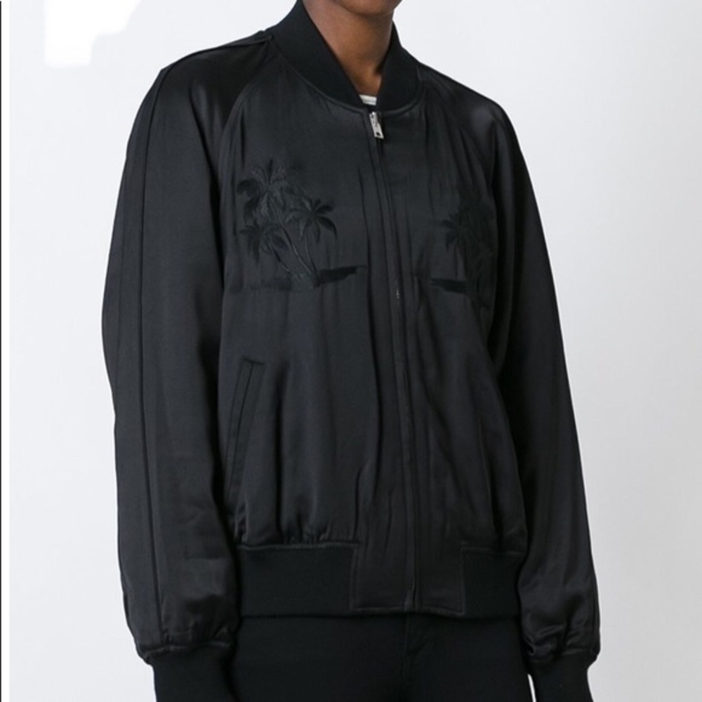 Ladies Alexander Wang Embroidered Bomber Jacket XS